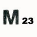 Montgomery 23 sailboat — mainsail insignia