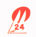 Moore 24 sailboat — mainsail insignia
