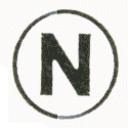 National One Design sailboat — mainsail insignia